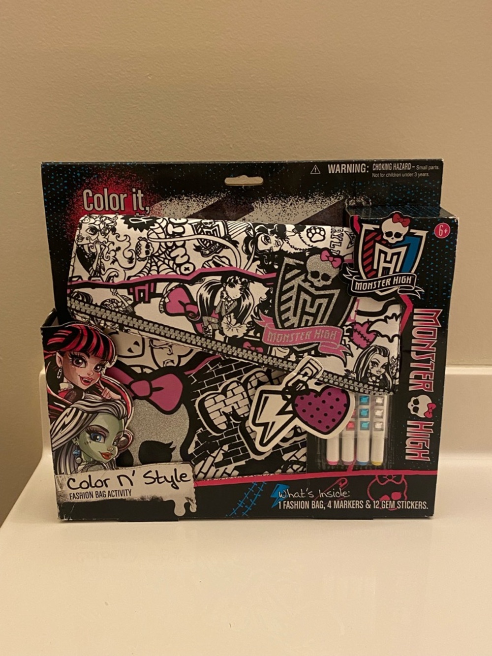 Monster High Color N' Style Fashion Tote Activity Set